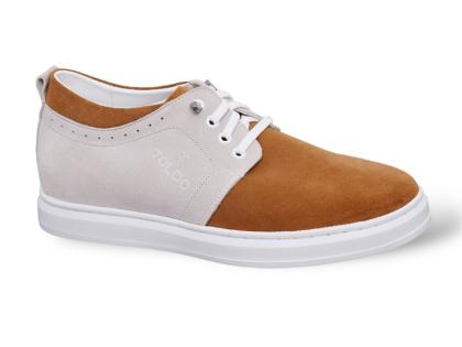 Giày da lộn nam tăng chiều cao 6cm