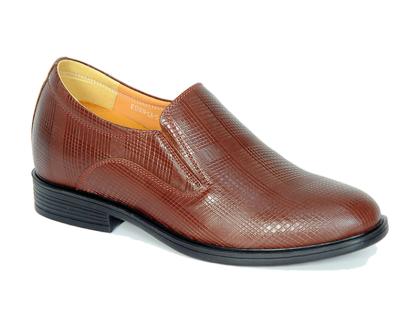 Giày cao 8cm cho nam da sần siêu nhẹ.