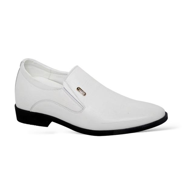 Giày cao 8cm màu trắng lịch lãm