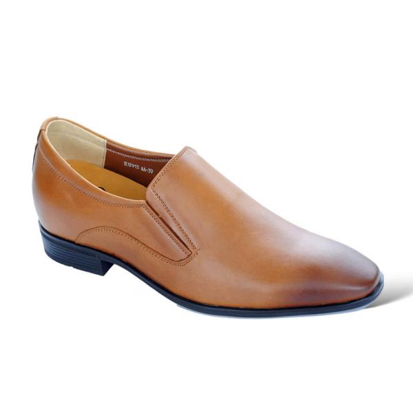 Giày lười cao 7cm da thật