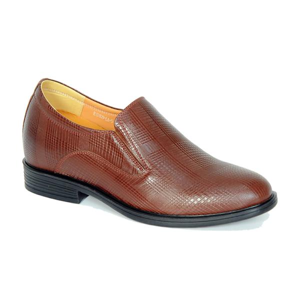Giày cao 8cm cho nam da sần siêu nhẹ.