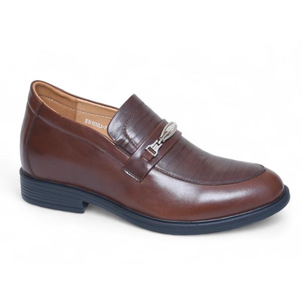 Giày lười tăng 8cm chiều cao da thật