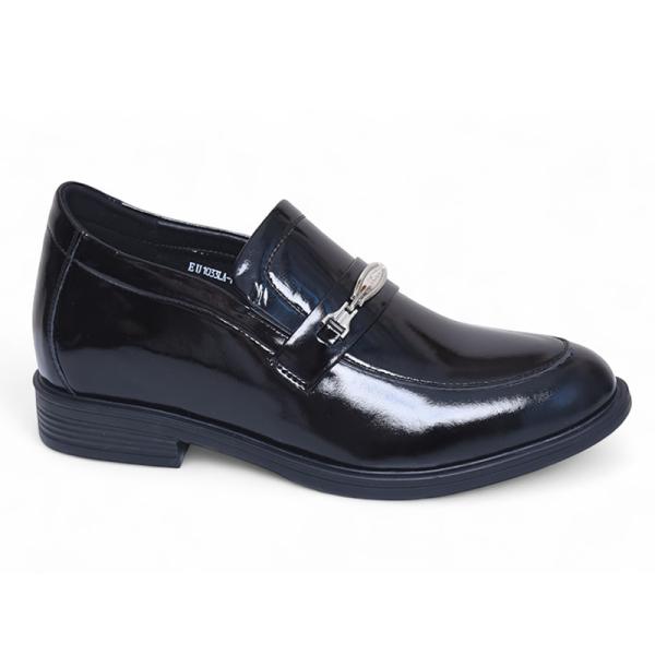 Giày cao 8cm đen bóng lịch lãm