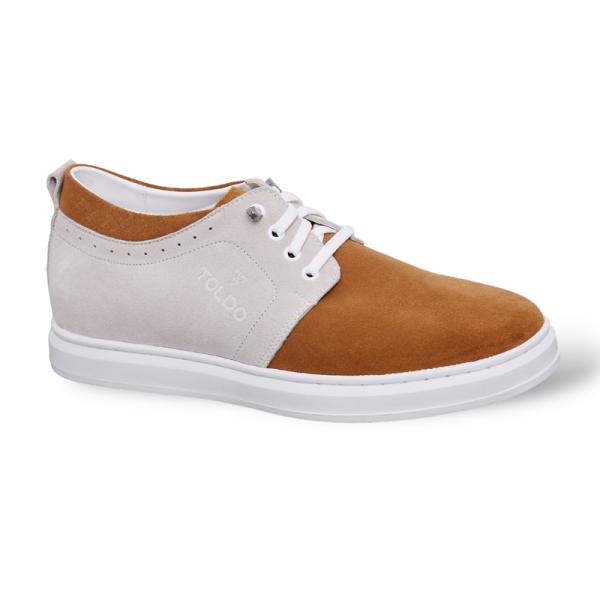 Giày da lộn nam tăng chiều cao 6cm