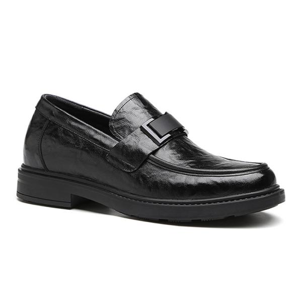 Giày cao nam 7cm da sần