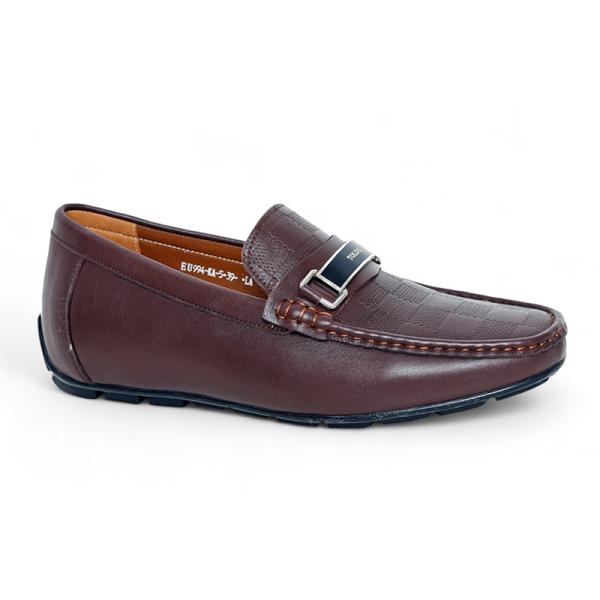 Giày mọi cao 6cm vân kẻ caro cao cấp