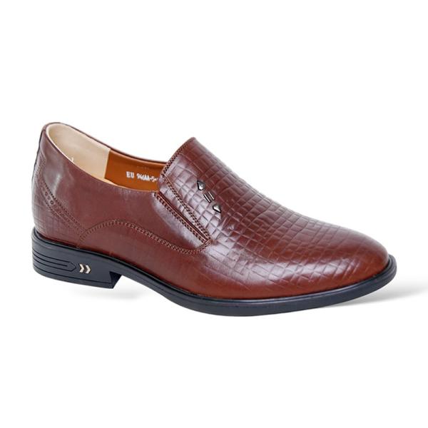 Giày cao nam 7cm màu nâu sáp