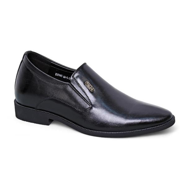 Giày cao 8cm cho nam da sần đen