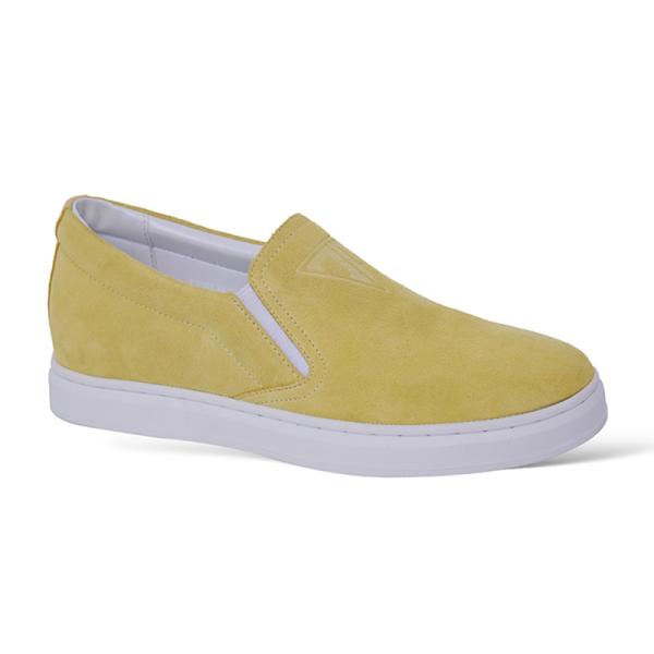 Giày slip on da lộn tăng 6cm cho nam