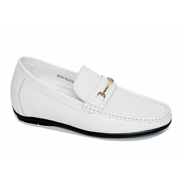 Giày mọi cao 6cm màu trắng sữa