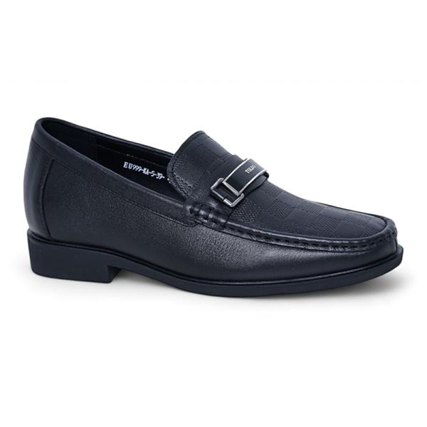 Giày lười tăng 7cm da thật 