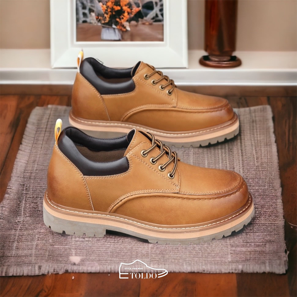 Giày cao 9cm da bò thật