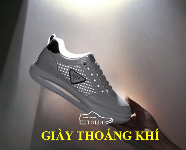 Giày tăng 7cm chiều cao thoáng khí