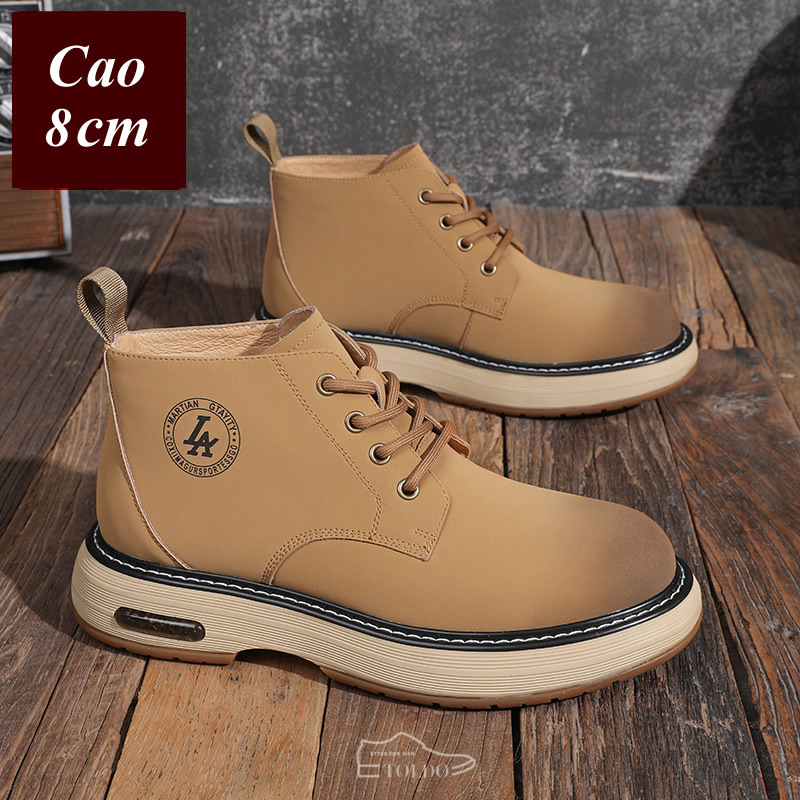 Giày cao cổ tăng 8cm chiều cao