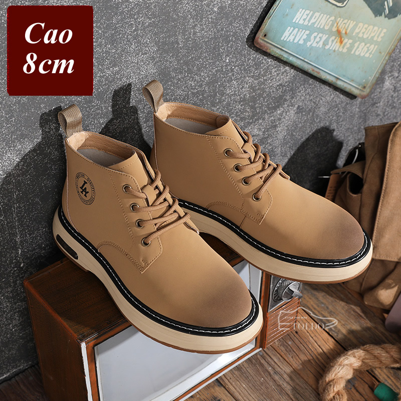 Giày cao cổ tăng 8cm chiều cao