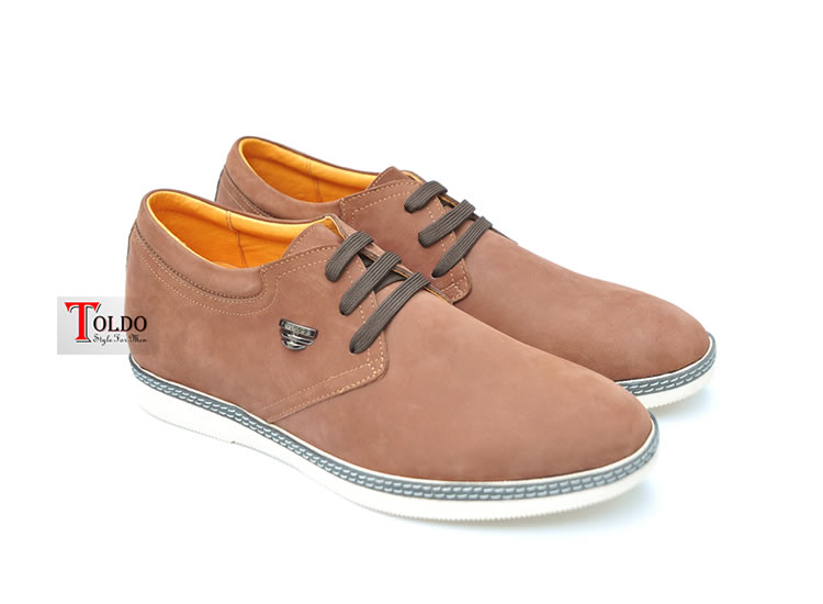 Giày cao 6cm da bò nubuck